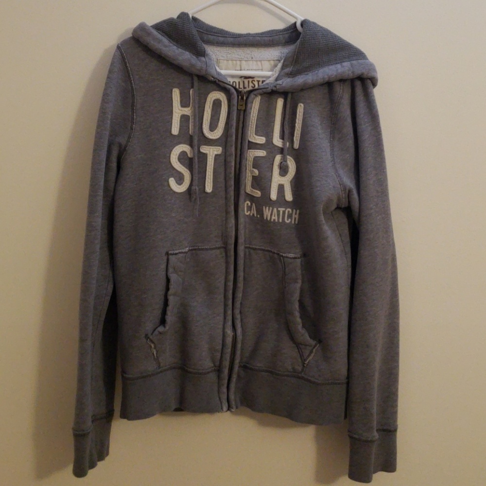 Hollister hooded zip up jacket